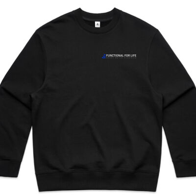 FFL - Men's Fleece Crew Sweater (front print only) Thumbnail